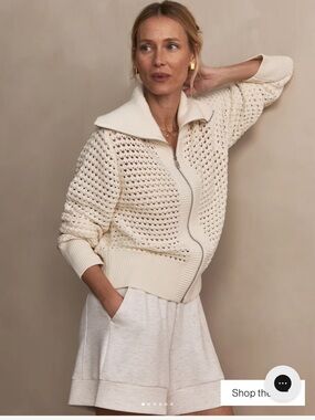 Varley Eloise Zip-Through Knit